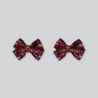 Assorted Holiday Bow Hair Clips