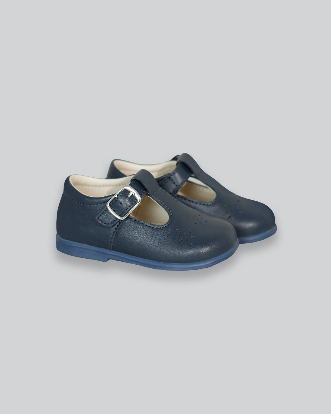 Cardiff Shoes in Marine Blue