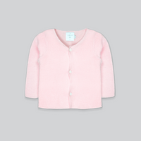 The Ultimate Cotton Cardigan in Pastel Pink