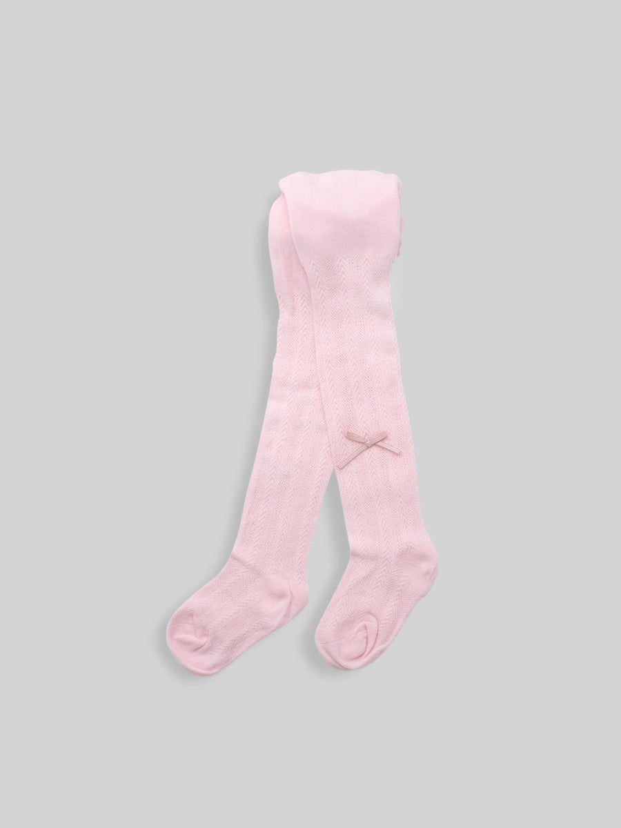 Cotton Tights (Stocking) in Baby Pink